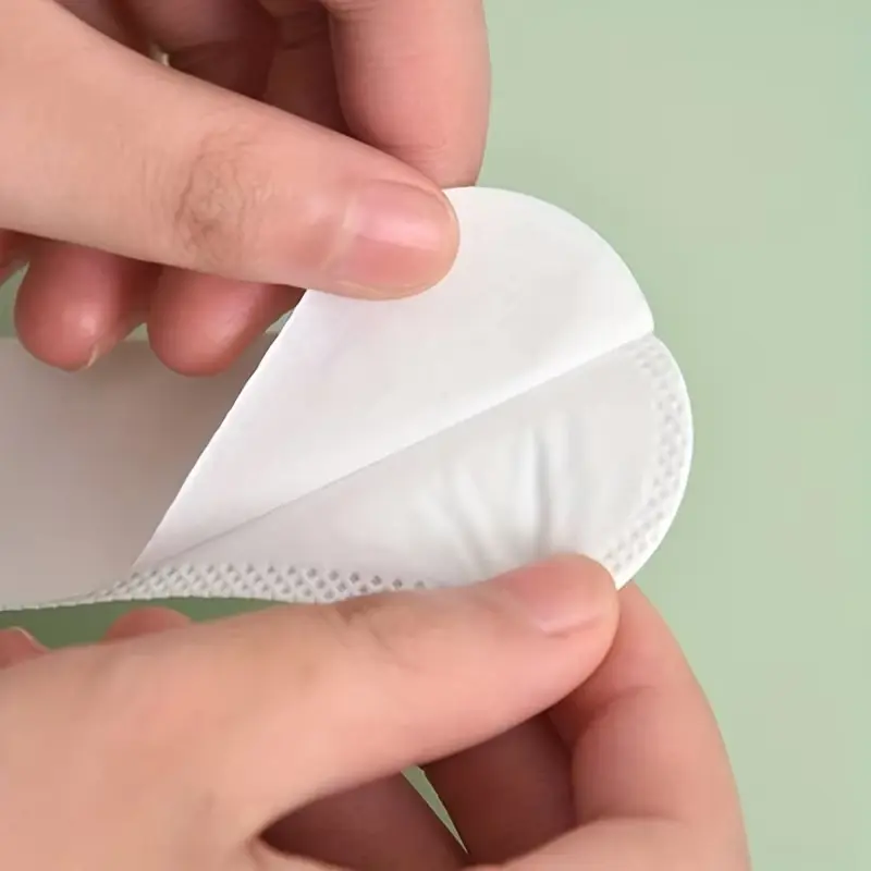 10/40pcs Hat Sweat Absorber Stickers Summer Cap Liner Bands Sweatband Visor Hats Size Reducer Adhesive Sweat Absorbing Pads