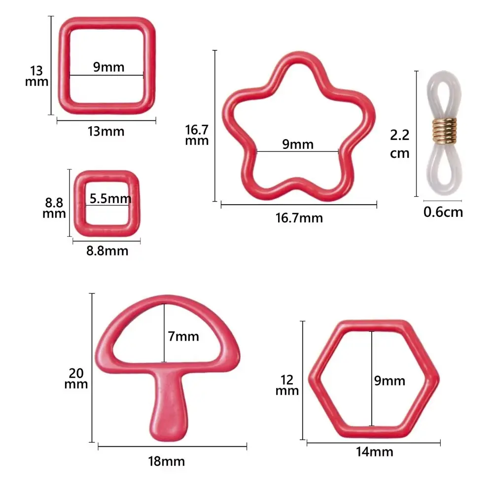 22/34pcs Metal Knitting Stitch Markers Crochet Stitch Lock Mix Colors For Knitting Sewing Supplies Accessories