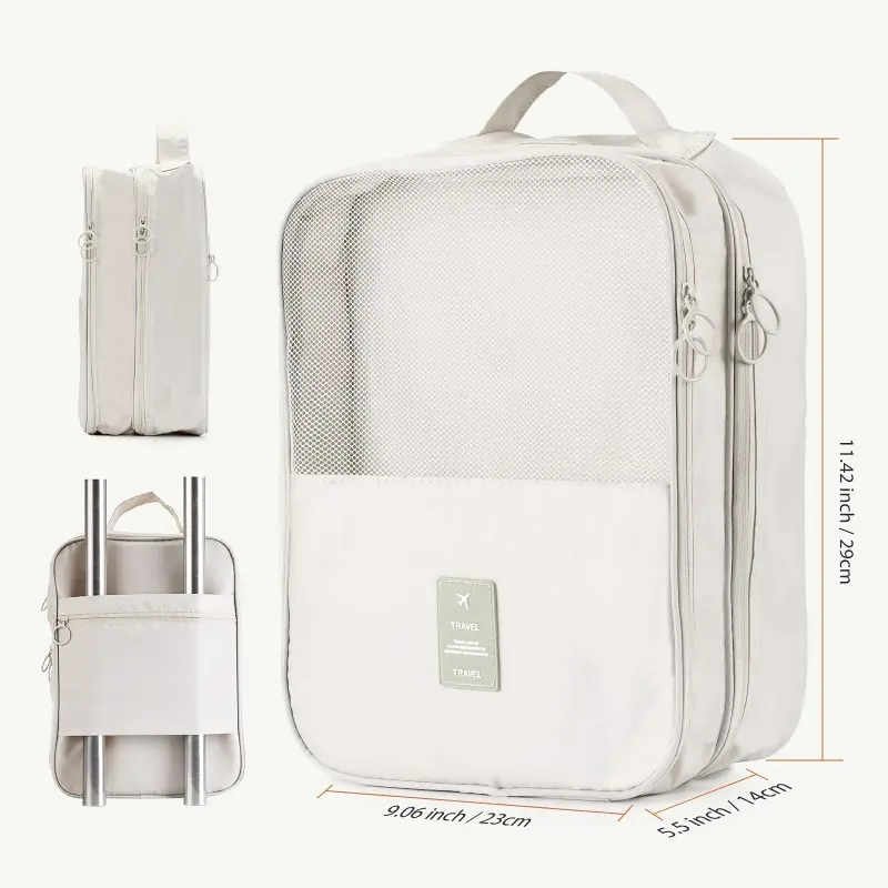 3 layers Portable Travel Shoe Bag Sundries Underwear Clothes Bags Shoe Organizer Storage Bag Multifunction Travel Accessories