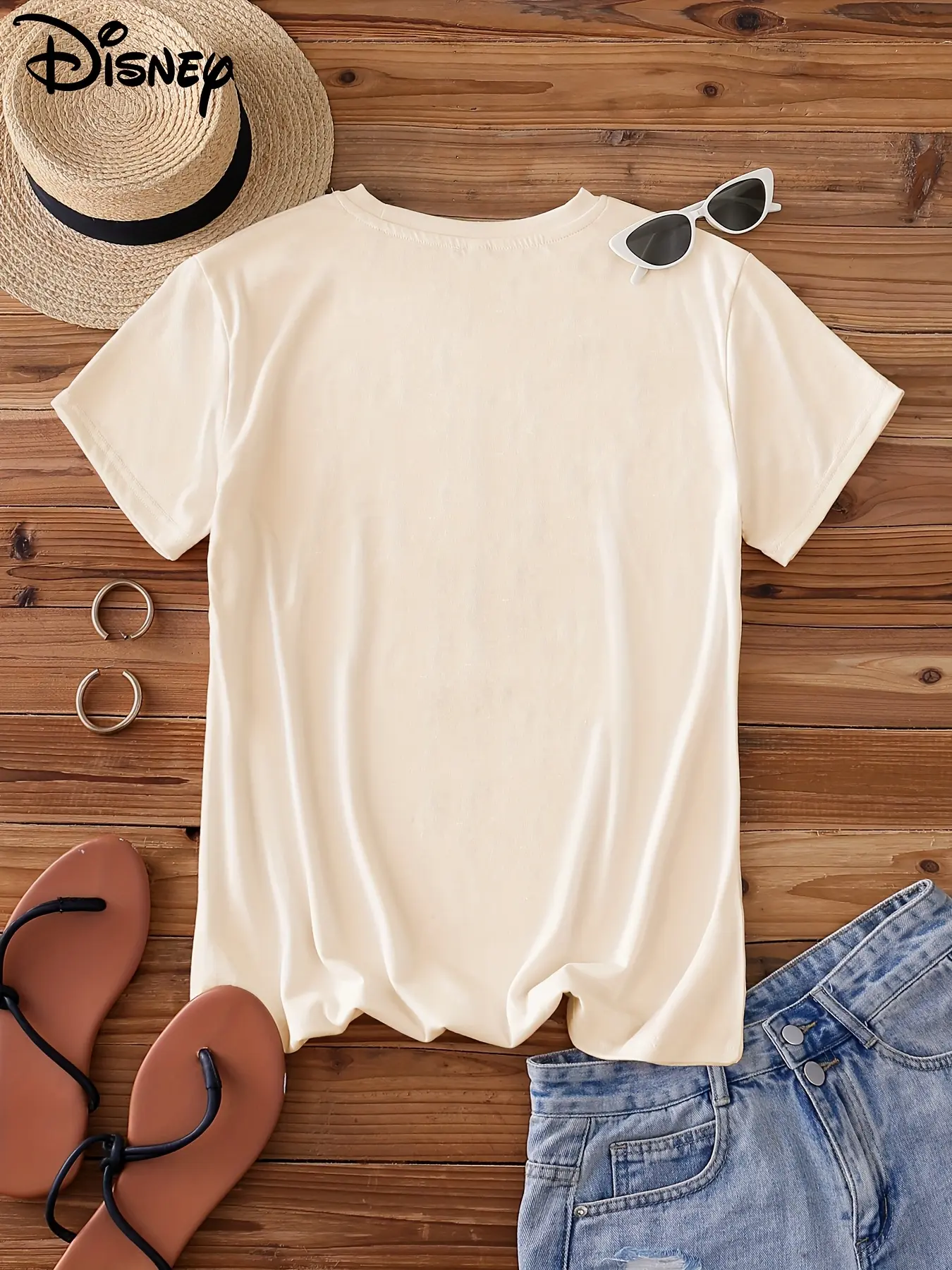 Disney Cartoon Boys Girls Kids Summer T-shirt Family Parent-child Clothing Casual Loose Comfortable Short-sleeved Men Women Top