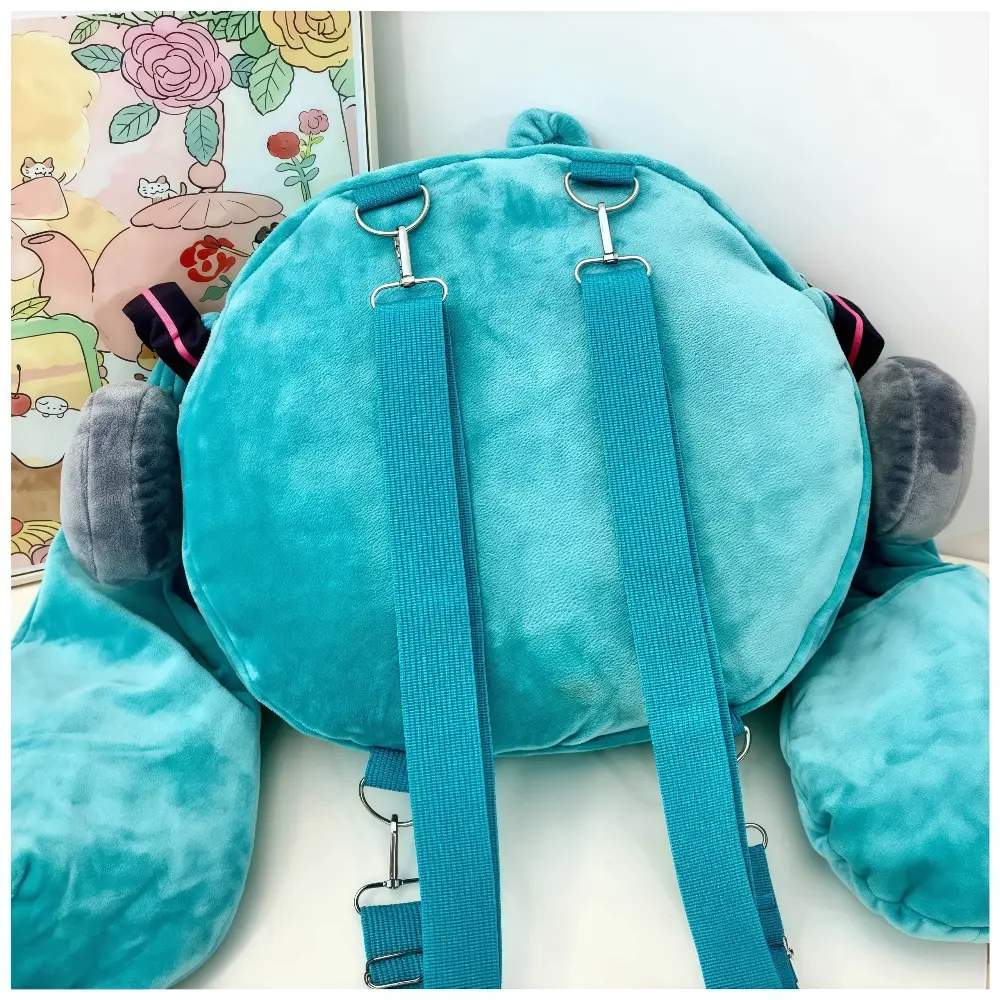 Hatsune Miku Plush Backpack Itabag for Doll Storage Cute Unisex Anime Gift Idea Perfect for Cosplay Convention Accessory Soft