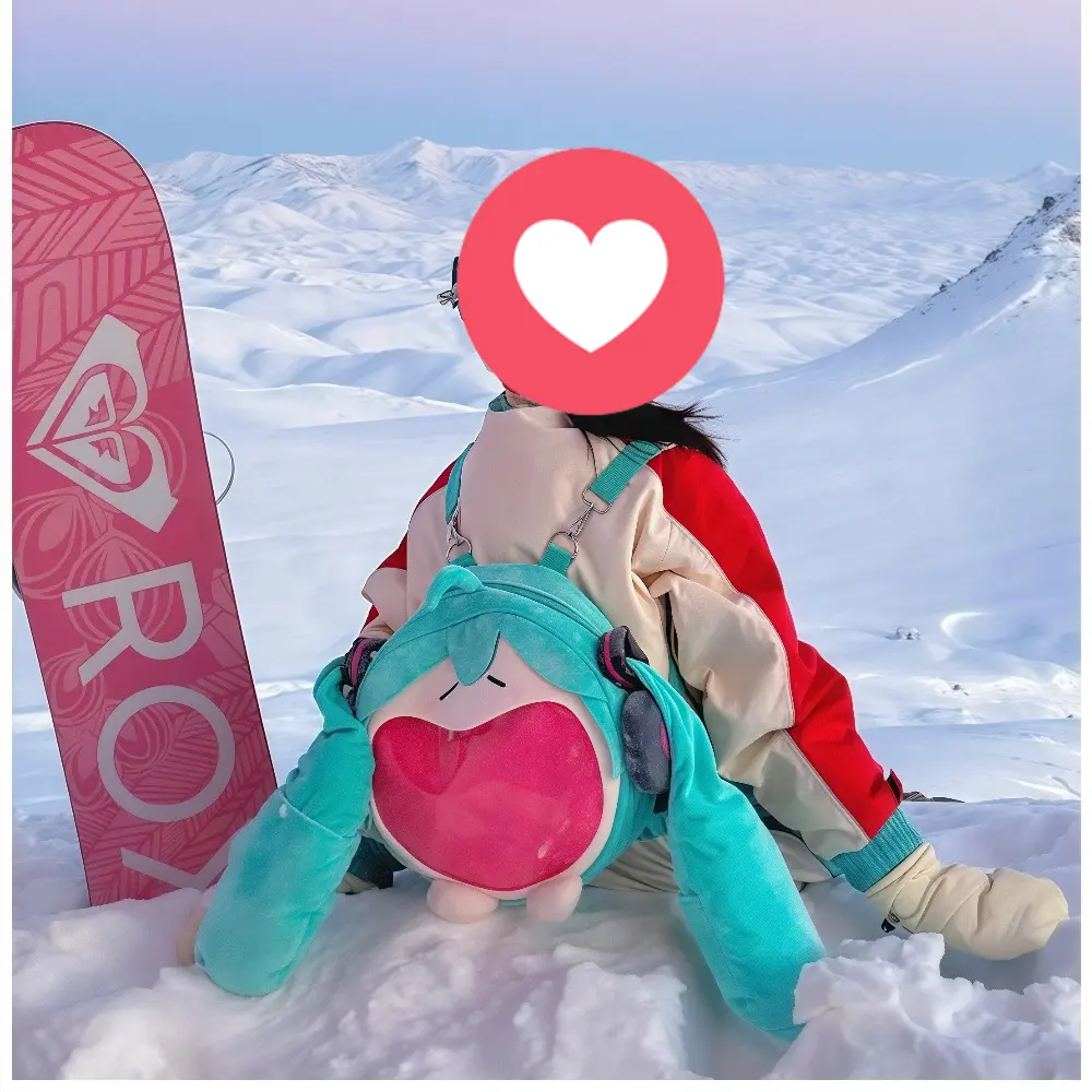 Hatsune Miku Plush Backpack Itabag for Doll Storage Cute Unisex Anime Gift Idea Perfect for Cosplay Convention Accessory Soft