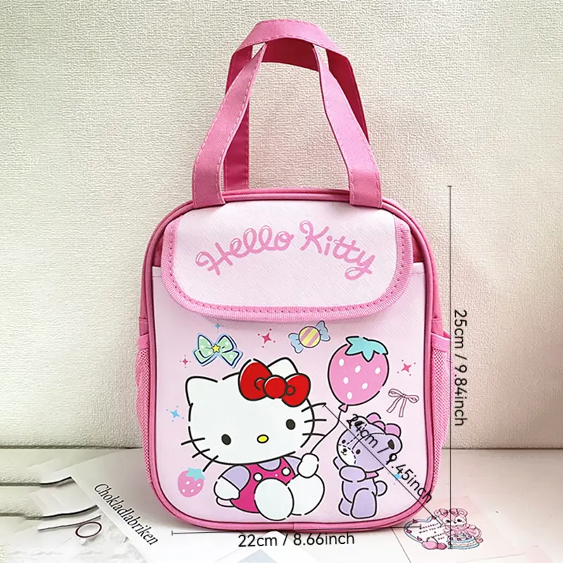 Stitch Sanrio Culomi Insulated Tote Lunch Bag - Reusable, foldable, zip fastening, insulated aluminium film inside canvas bag