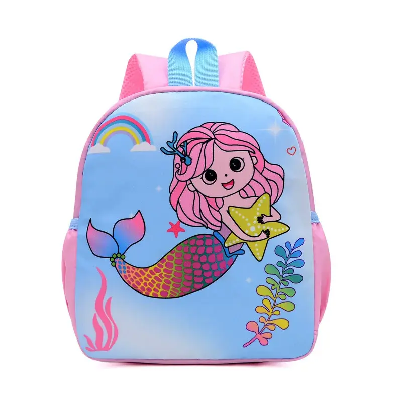 Cute cartoon dinosaur baby backpack for children, unisex schoolbag for kindergarten, adjustable animal style backpack