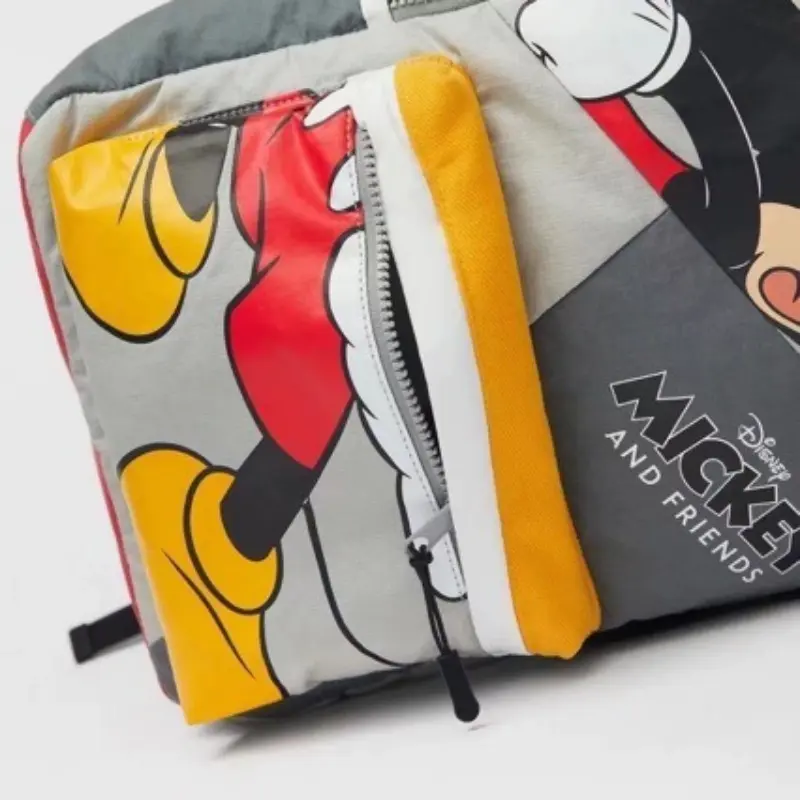 Disney Cartoon Mickey New Children's Fashion Backpack Girls School Bag Casual Men Women Large Capacity Cute Fashion Backpack