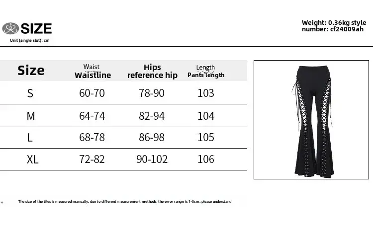2025 New Ribbon Corn Strap Flared Pants Women