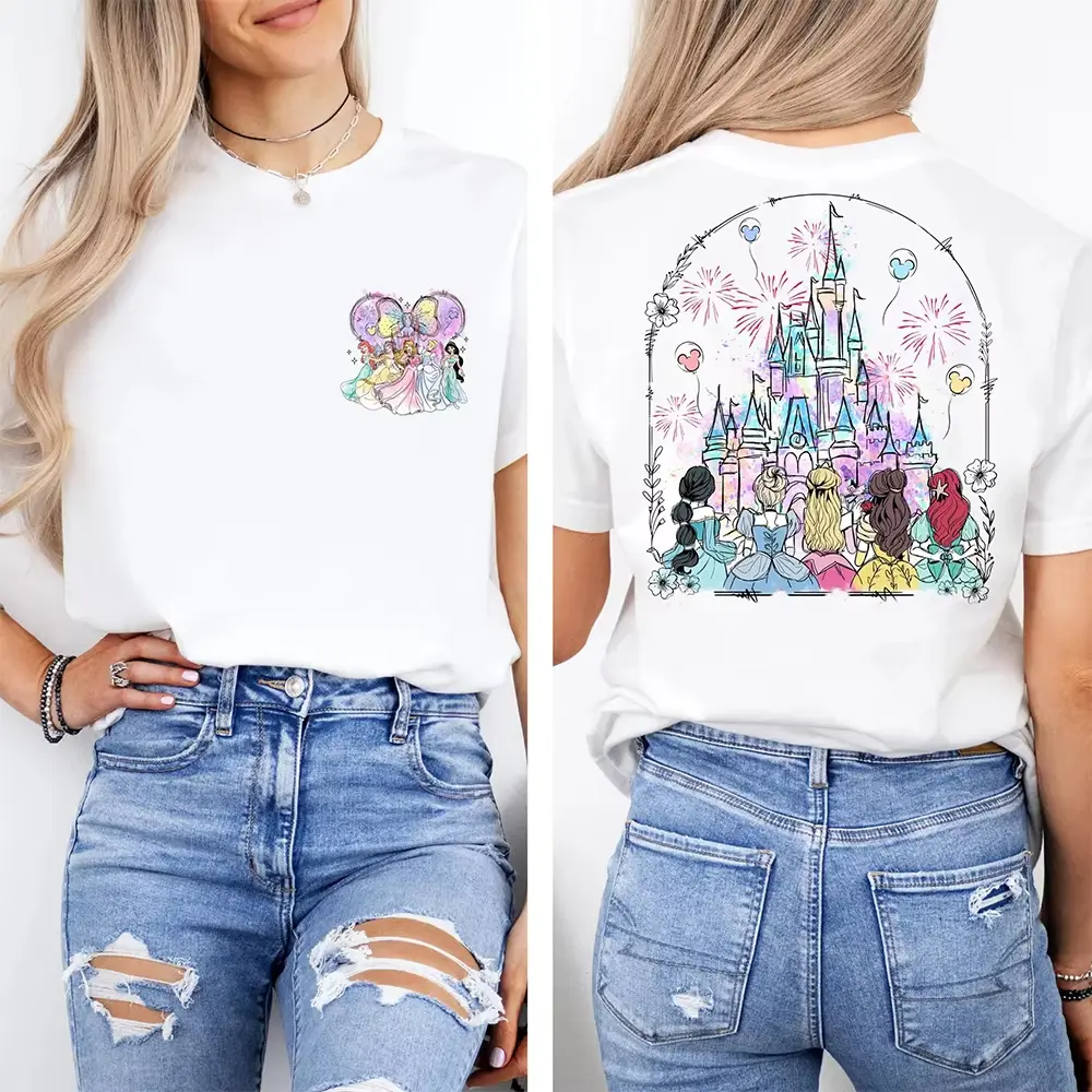 Miniso's New Disney Women's Breathable T-shirt In 2025 Is Made Of Cotton Loose And Casual With A Round Neck And Short Sleeves