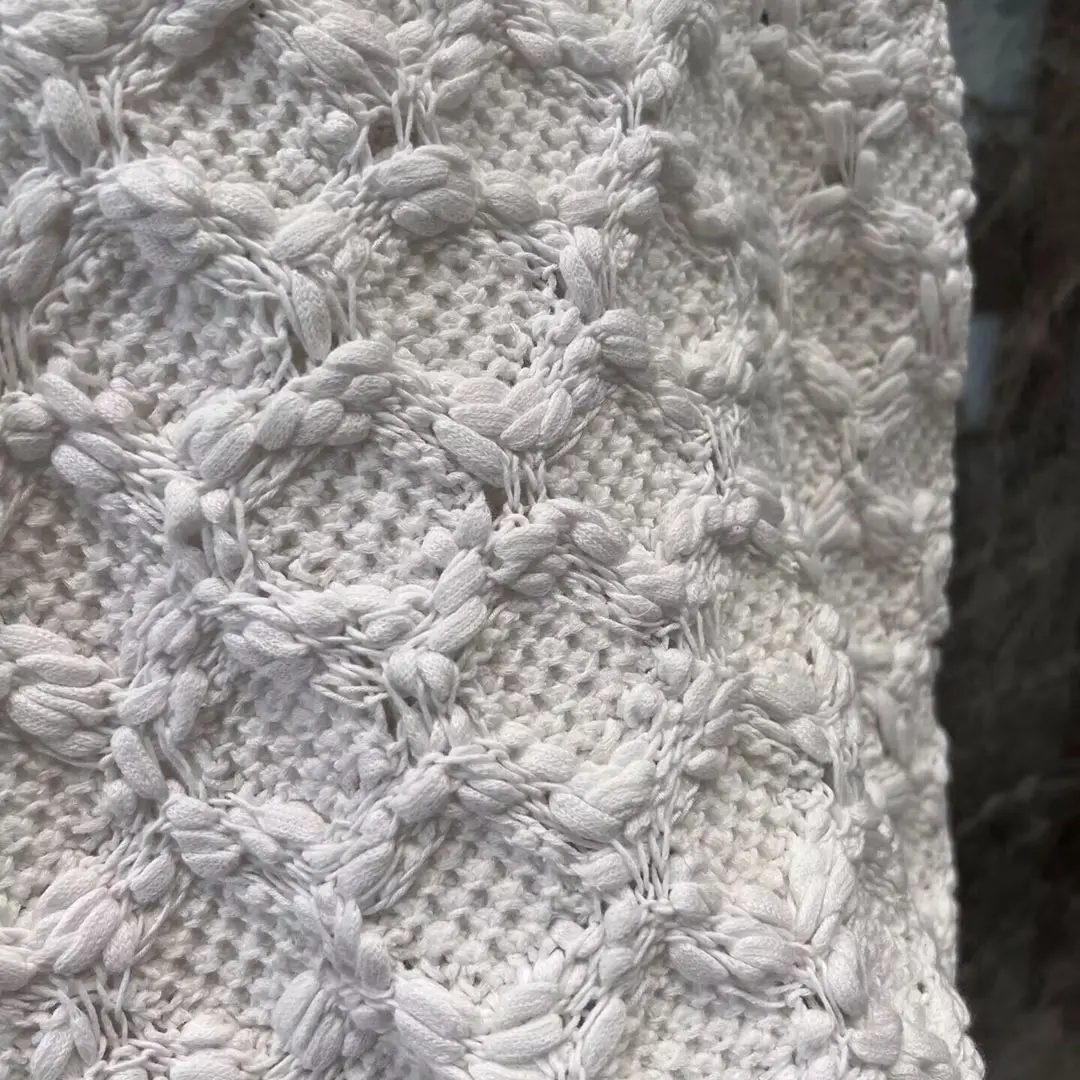 2025 New Fashion Summer Knitted Crochet Geometric Pattern Straps Camis Women Sweet Girl Sexy Slim Fit Tank Tops