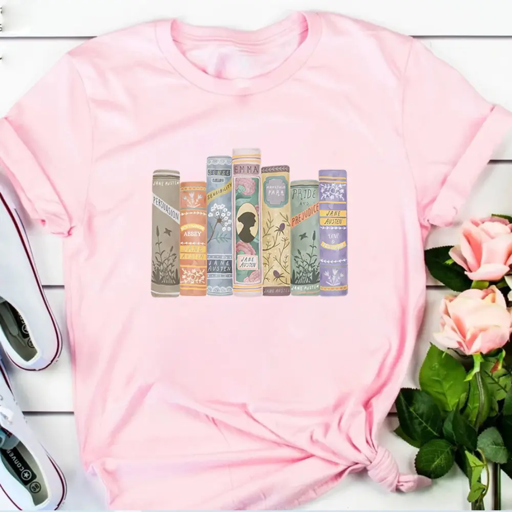 Writer Books Shirt Obstinate Headstrong Girl T-shirt Bookish Gift Tshirt Feminist Book Lover Tee Unisex Short Sleeves Tops