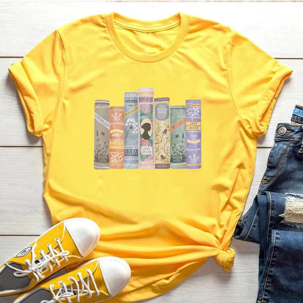 Writer Books Shirt Obstinate Headstrong Girl T-shirt Bookish Gift Tshirt Feminist Book Lover Tee Unisex Short Sleeves Tops
