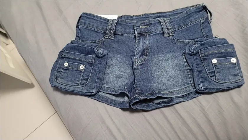 Streetwear Casual Hot Slim Sexy Low Waist Mini Denim Shorts Women Wash Y2k Classical Sexy Gyaru Dark Academia Gothic Short Pants