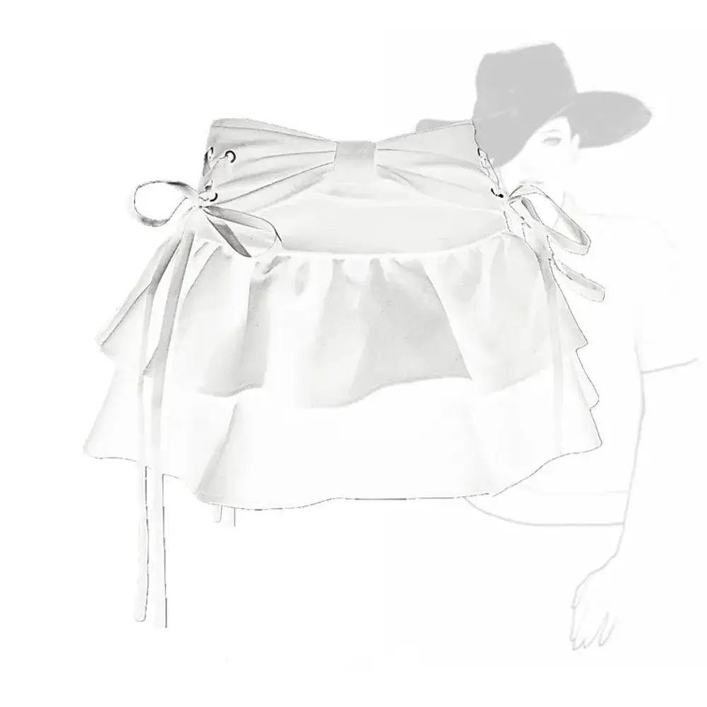 Y2k Korean-style bow tie pleated skirt, pure and spicy girl A-line high-waisted slimming short skirt, design sense summer skirt