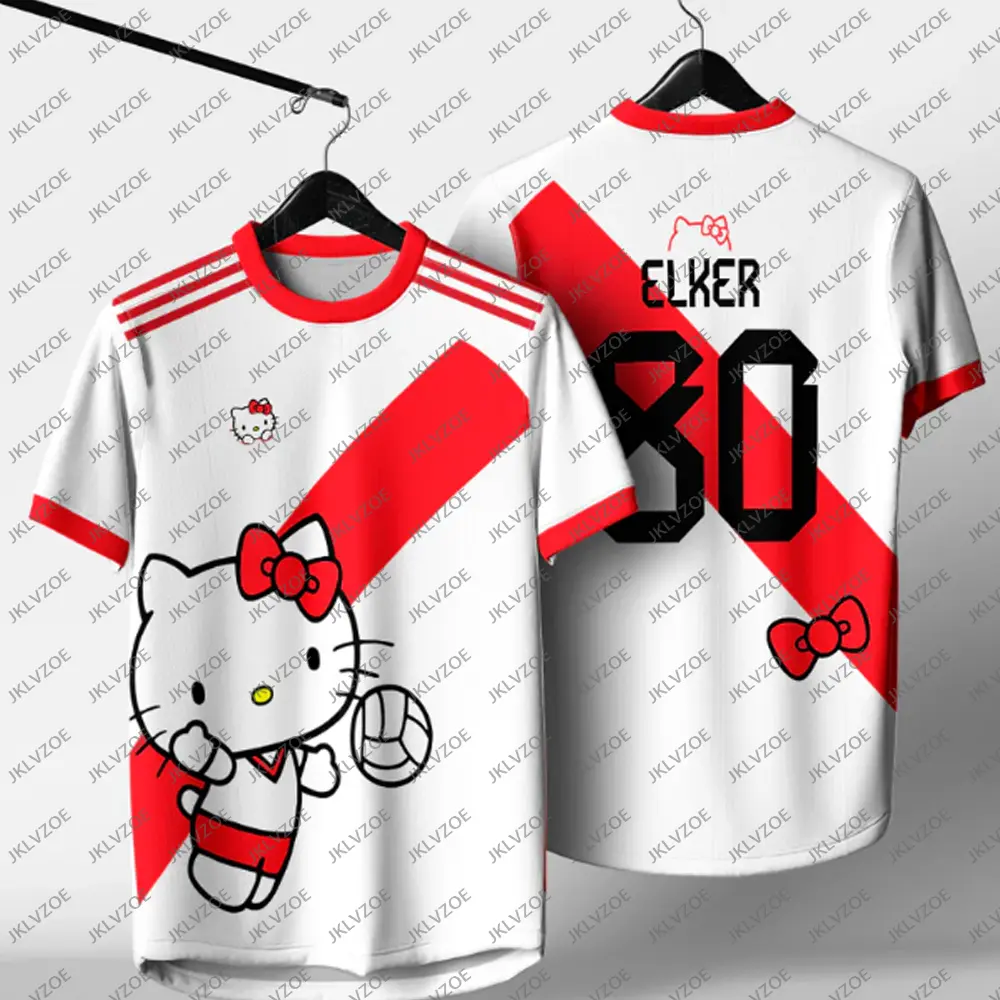 Women Casual Girls Top Clothes Children Tee Soccer Women 80 10 Kids T Shirt Tracksuit Sportwear Hot Hello Kitty Football Jersey