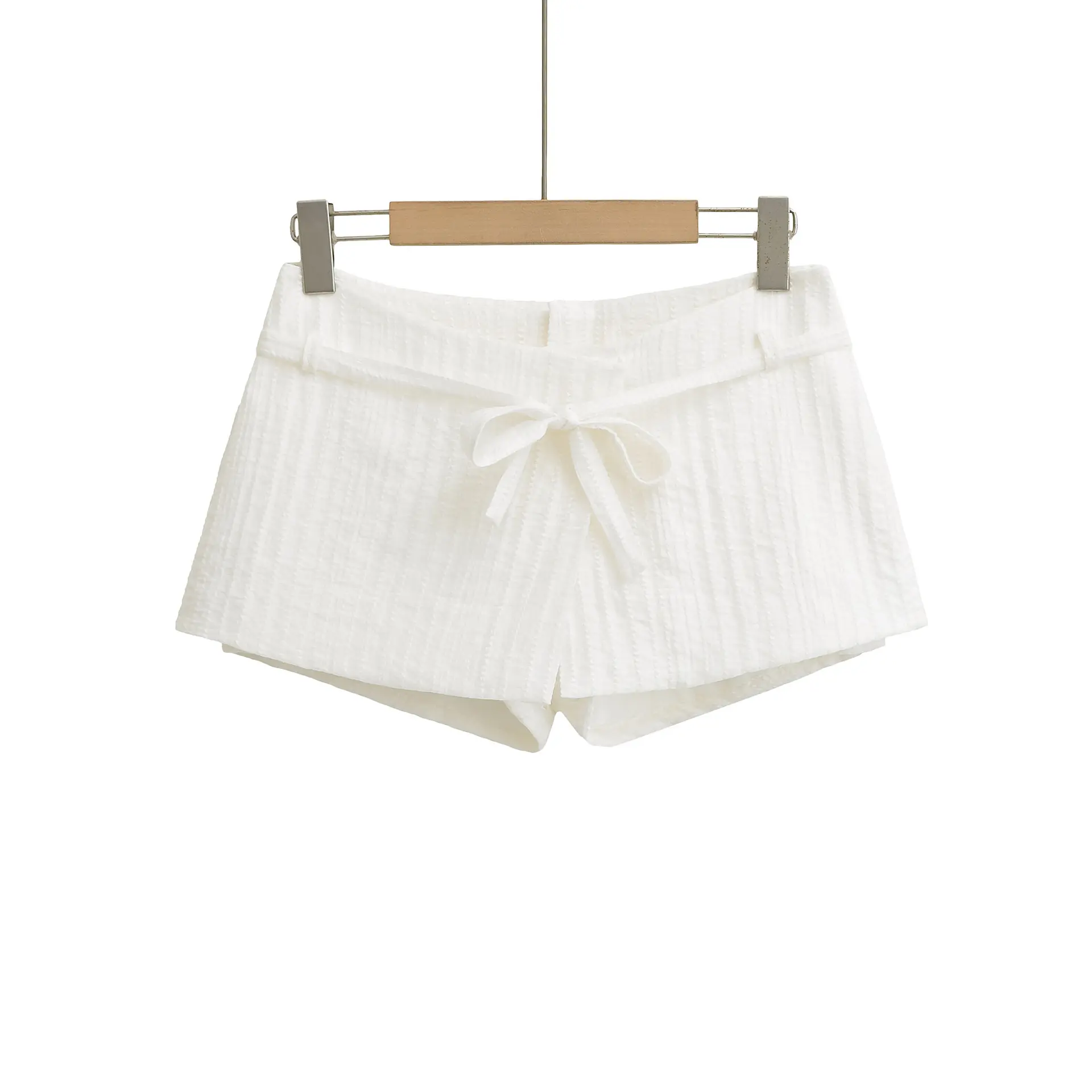 Casual Solid Double Layered Short Skirt Women's Fashion Retro Hot Girl Low Waist A- Line Mini Skirt for Autumn Season