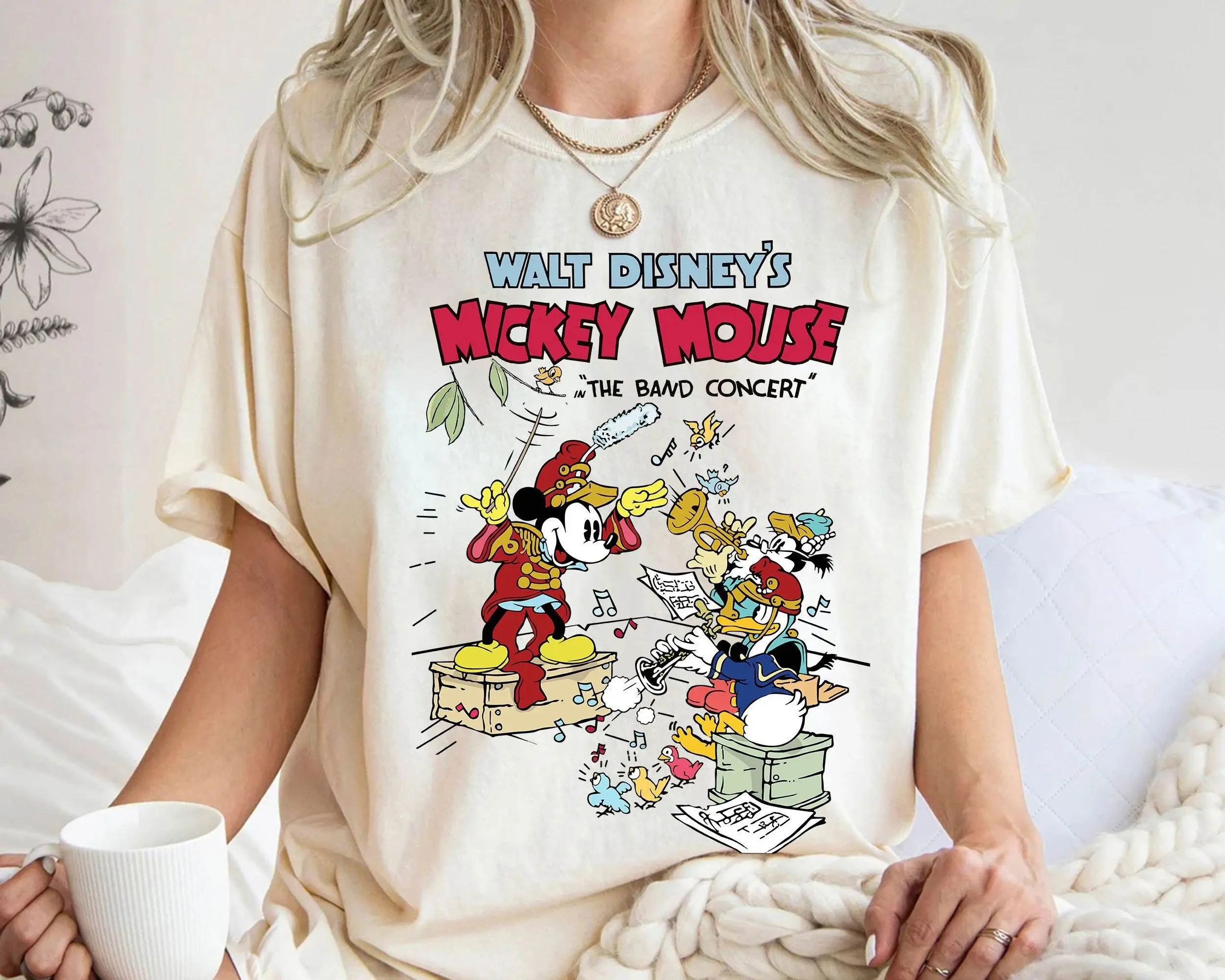 Disney Mickey Mouse Summer T-Shirt Boys and Girls Family Parent-Child Clothing Casual Loose Comfortable Short Sleeve Men Women