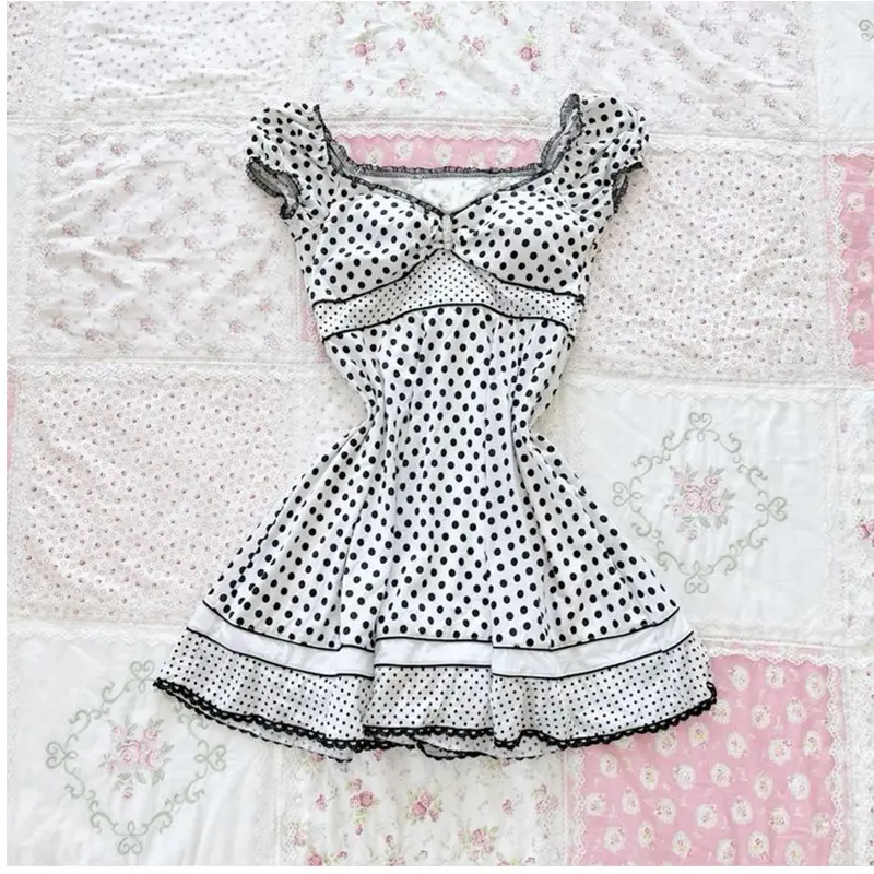 Y2k Clothes White Mini Dress Woman Clothing Gothic Dress Harajuku Party Dresses Graphic Rock Punk Goth Emo Short Women's Summer
