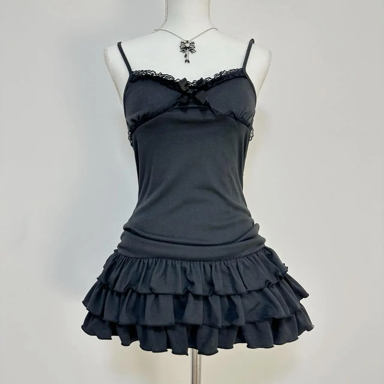 Y2k Clothes White Mini Dress Woman Clothing Gothic Dress Harajuku Party Dresses Graphic Rock Punk Goth Emo Short Women's Summer