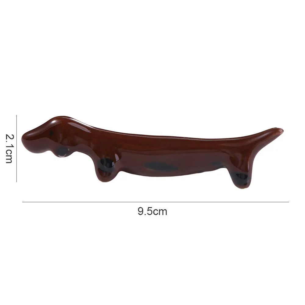 Home Decoration Kitchen Puppy Shaped Elegant Dachshund Cute Chopsticks Holder Chopstick Rest Tableware Rack Dinnerware Stand