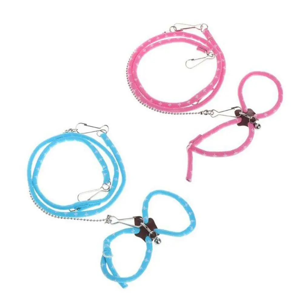 Cute Lovely Gerbil Ferret For Rat Squirrel Chinchilla Nylon Rope Walking Lead Pet Supplies Hamster Leash Mouse Vest