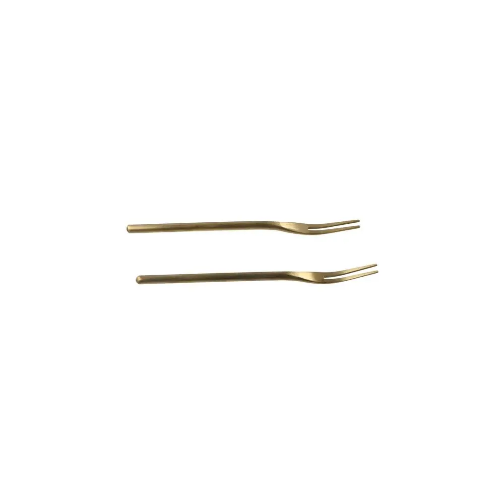 Thin 1 pcs Household Solid Long Handle Stainless Steel Kitchen Supplies Fruit Fork Tableware Utensil Fruit Toothpick