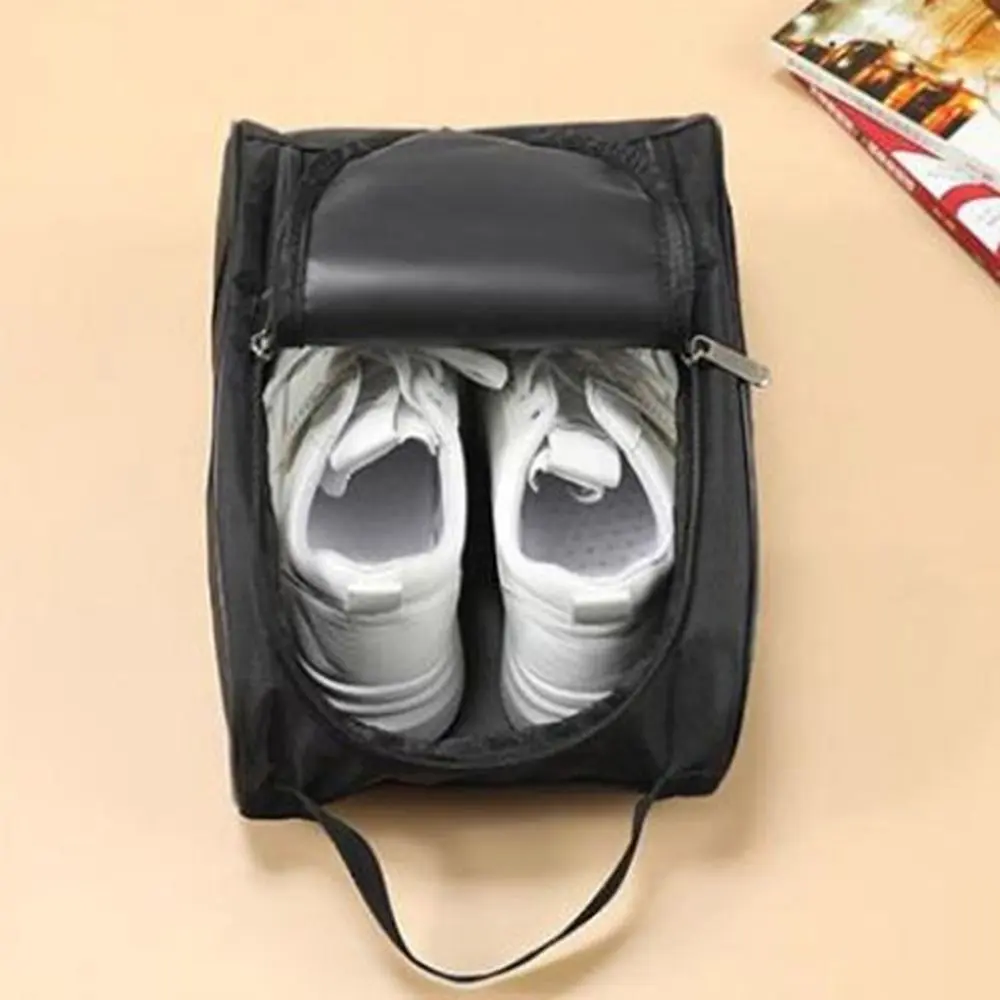 Portable Oxford Cloth Football Boot Bag Hand-Held Lightweight Golf Shoe Bag Breathable Dustproof Shoe Carrier Bags Girls