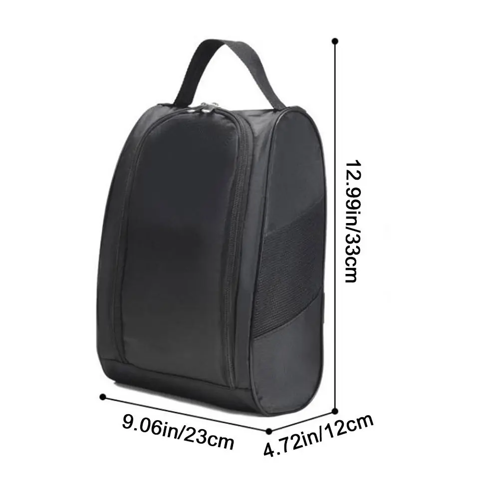Portable Oxford Cloth Football Boot Bag Hand-Held Lightweight Golf Shoe Bag Breathable Dustproof Shoe Carrier Bags Girls