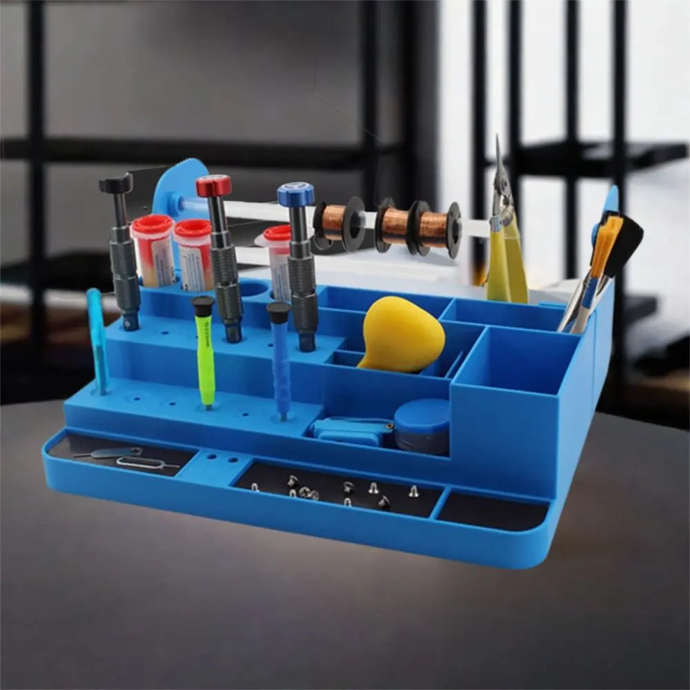 Plastic Repair Tool Storage Rack Multilayer Shelf Large Capacity Phone Repair Tool Holder Space Saving Screwdriver Holder