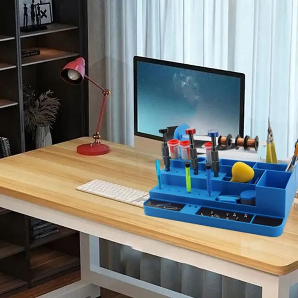 Plastic Repair Tool Storage Rack Multilayer Shelf Large Capacity Phone Repair Tool Holder Space Saving Screwdriver Holder