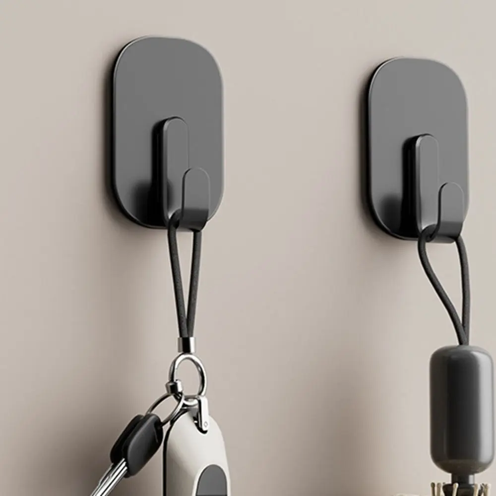 4Pcs Plastic Magnetic Hook Wall Hanging Reusable Refrigerator Magnets Hooks Decorative Key Towel Storage Holder Kitchen