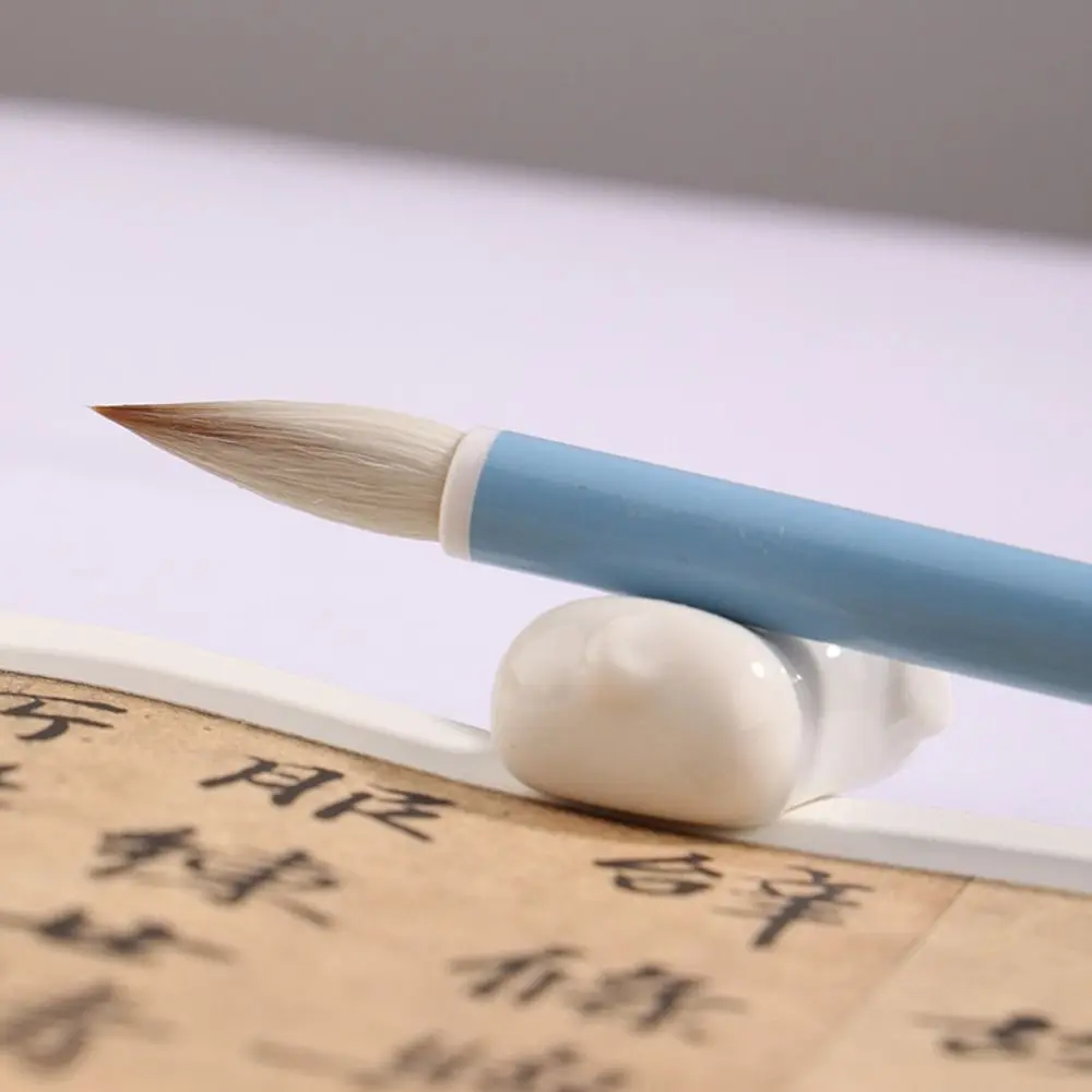 Ancient Oil Watercolor Chinese Calligraphy Brush Wolf Hair Wood Scriptures Writing Brush Oil Painting Art Paint Brush Watercolor