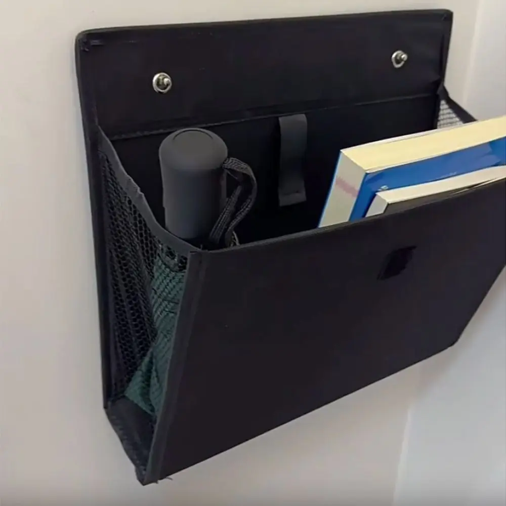 Large Pockets Wall Mounted Storage Bag Fabric Large Capacity Wall Hanging Pocket Portable Space Saving Over Door Shoe Organizer
