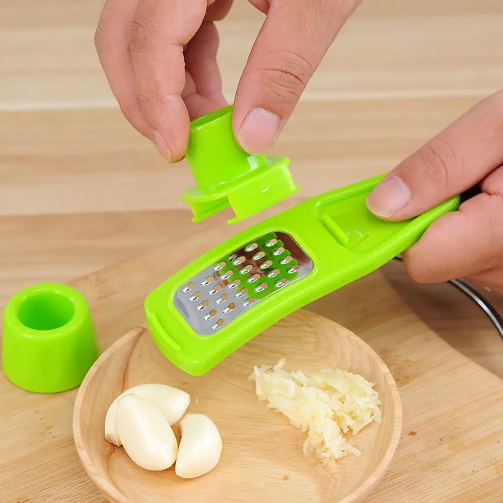 Handheld for Vegetable Nuts with Hole Household Garlic Cutter Ginger Chopper Garlic Crusher Kitchen Grinder