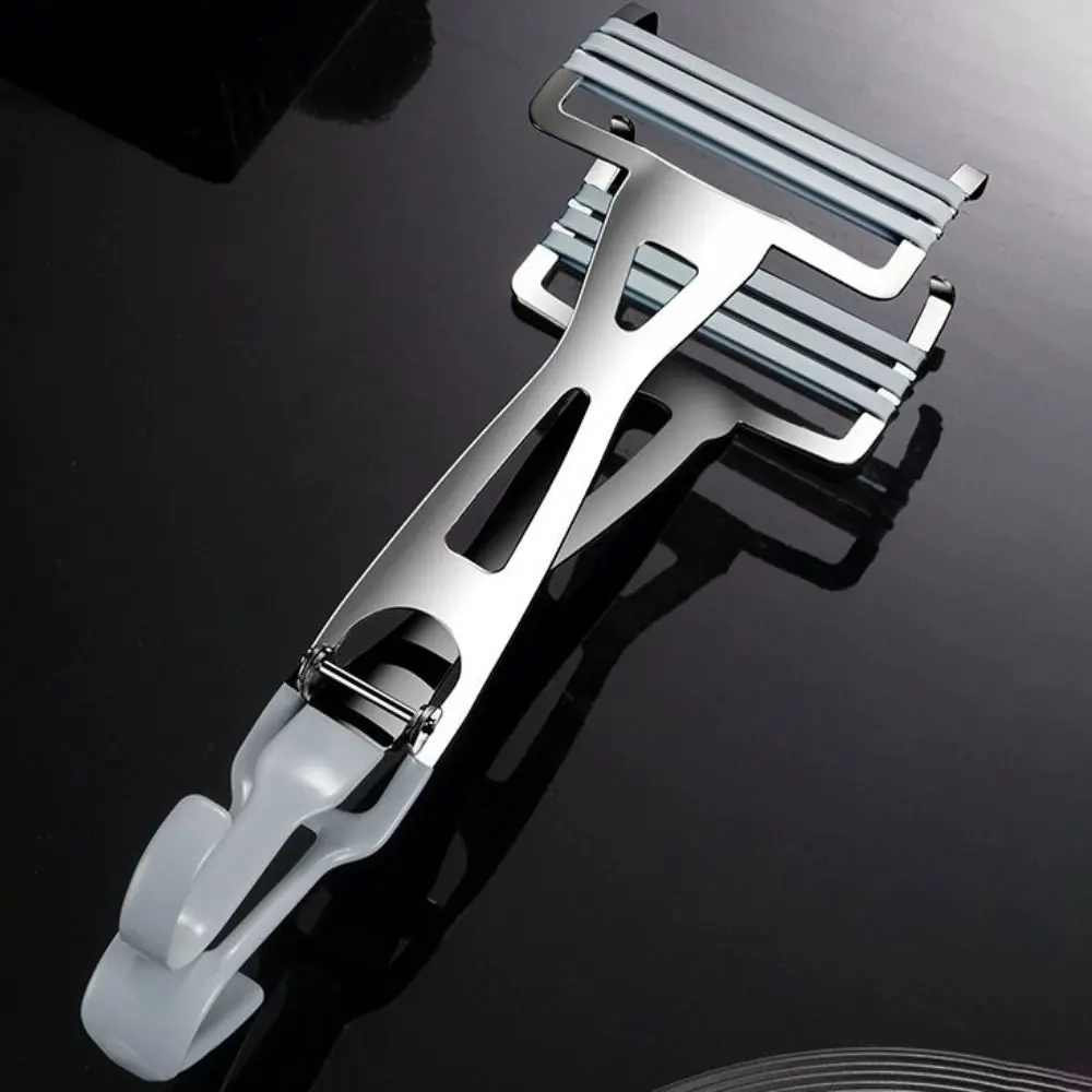 Stainless Steel Dish Clip Anti-slip Silicone Strip Stable Anti-Scalding Bowl Lifter Ergonomic Handle Bowl Tong Steaming Rack