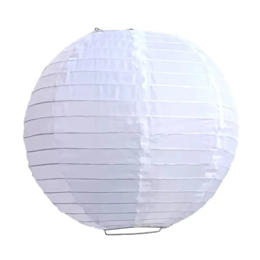 Waterproof Round Lantern Hanging Decoration Lampshade Hanging Lantern Ball DIY Lamp Antique Multicolor Chinese Lanterns Outdoors