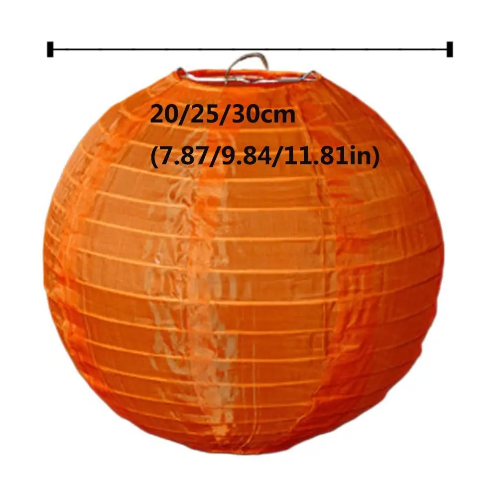 Waterproof Round Lantern Hanging Decoration Lampshade Hanging Lantern Ball DIY Lamp Antique Multicolor Chinese Lanterns Outdoors