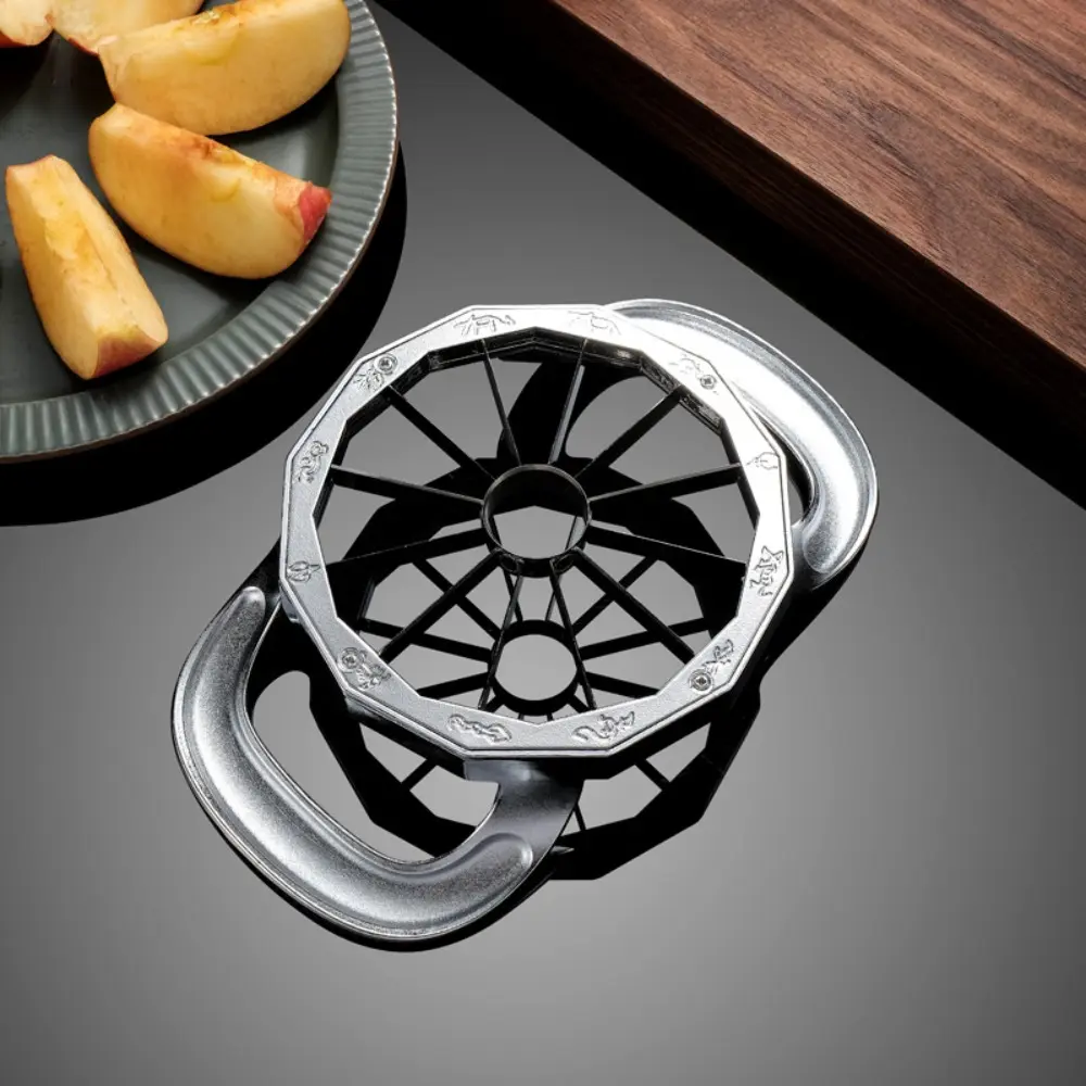 Durable 304 Stainless Steel Fruit Slicer Non-slip Handle Household Fruit Corer 8/12 Grids Thickened Fruit Cutter Party