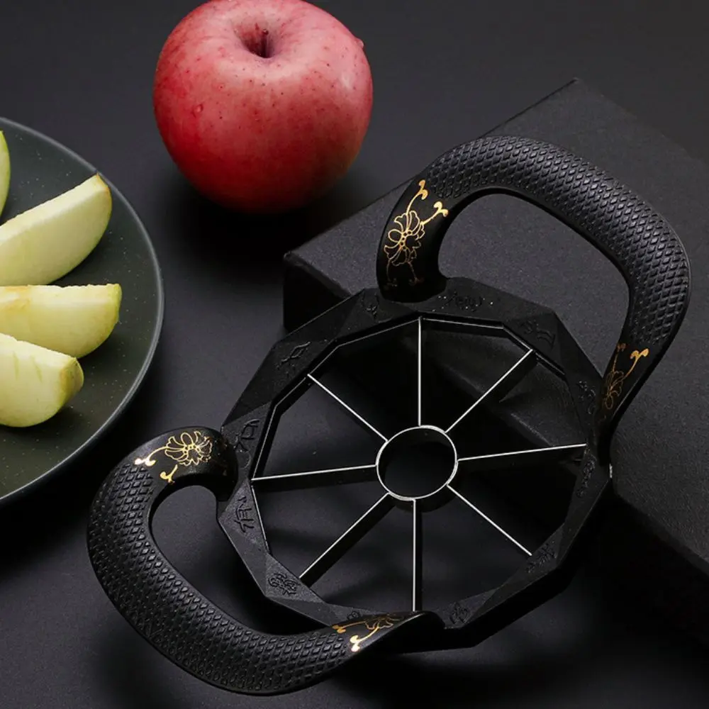 Durable 304 Stainless Steel Fruit Slicer Non-slip Handle Household Fruit Corer 8/12 Grids Thickened Fruit Cutter Party