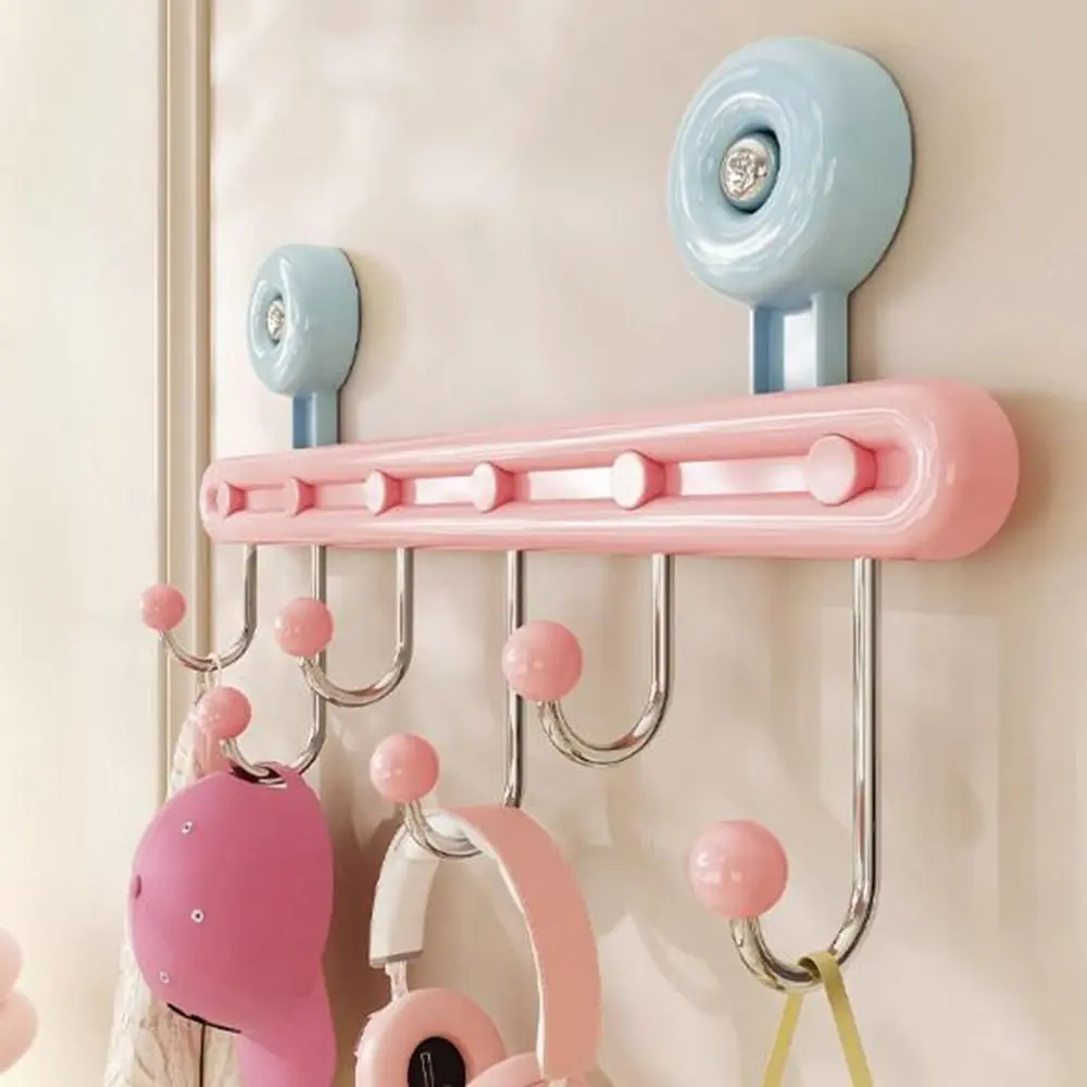 Dopamine Suction Cup Hook Powerful Vacuum Waterproof Door Back Clothes Hook Traceless Wall Mounted Sundries Storage Holder Key