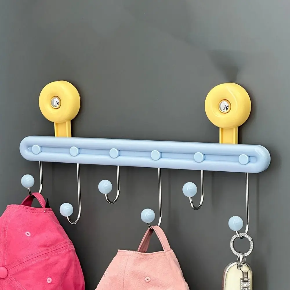 Dopamine Suction Cup Hook Powerful Vacuum Waterproof Door Back Clothes Hook Traceless Wall Mounted Sundries Storage Holder Key