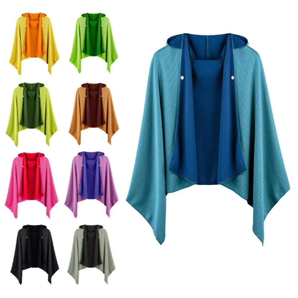 Creative Sun Poncho Quick Drying Breathable Bath Towel UV Protection Sweat Absorbent Sports Cooling Cape Mountaineering
