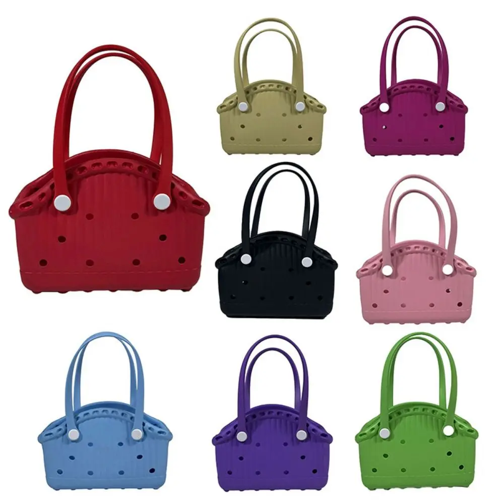 Breathable EVA Dog Carrier Bag Handheld Large Capacity DIY Beach Handbag with Hole Waterproof Portable Cat Tote Bag Shopper
