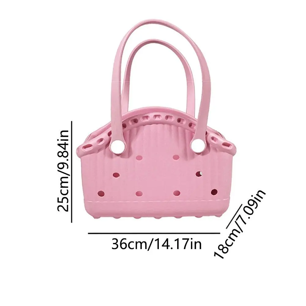 Breathable EVA Dog Carrier Bag Handheld Large Capacity DIY Beach Handbag with Hole Waterproof Portable Cat Tote Bag Shopper