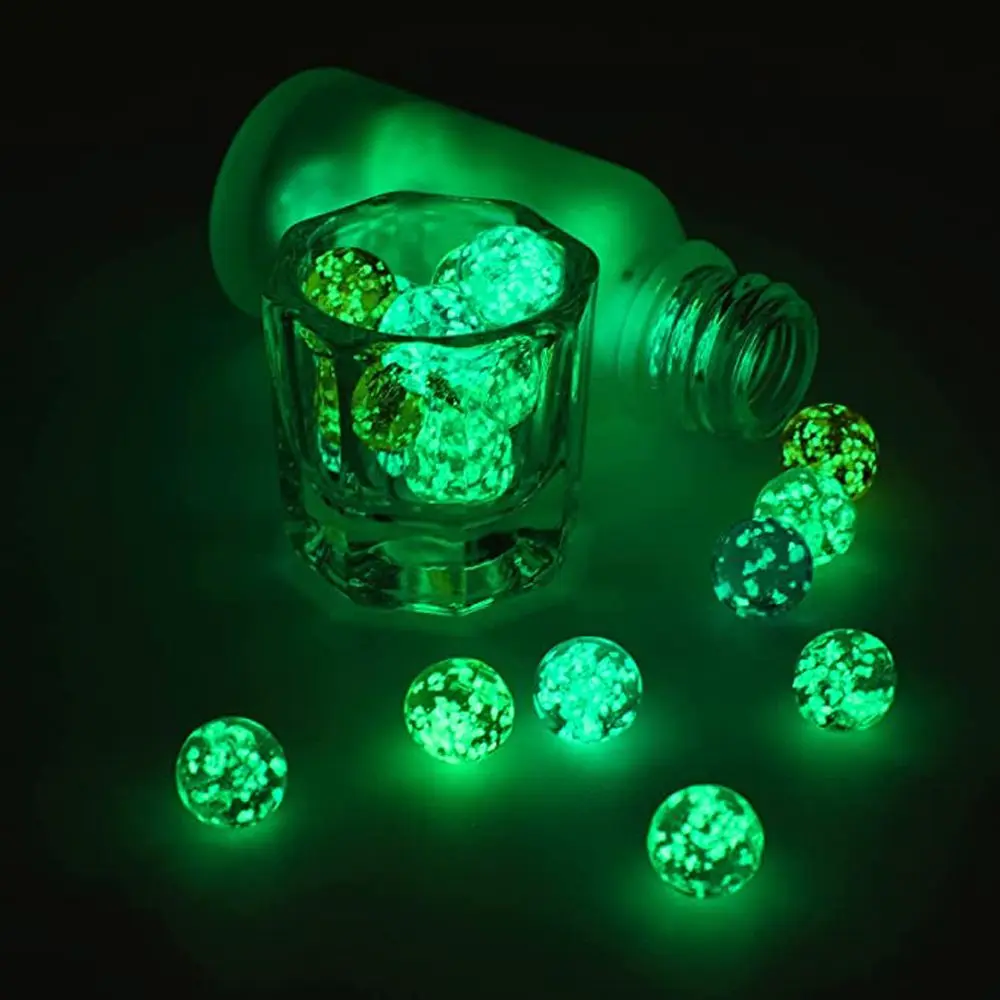 Game Fish Tank Marble Games Marble Run 16mm Bouncing Ball Glass Marbles Luminous Glass Ball Small Marbles Pinball Machine