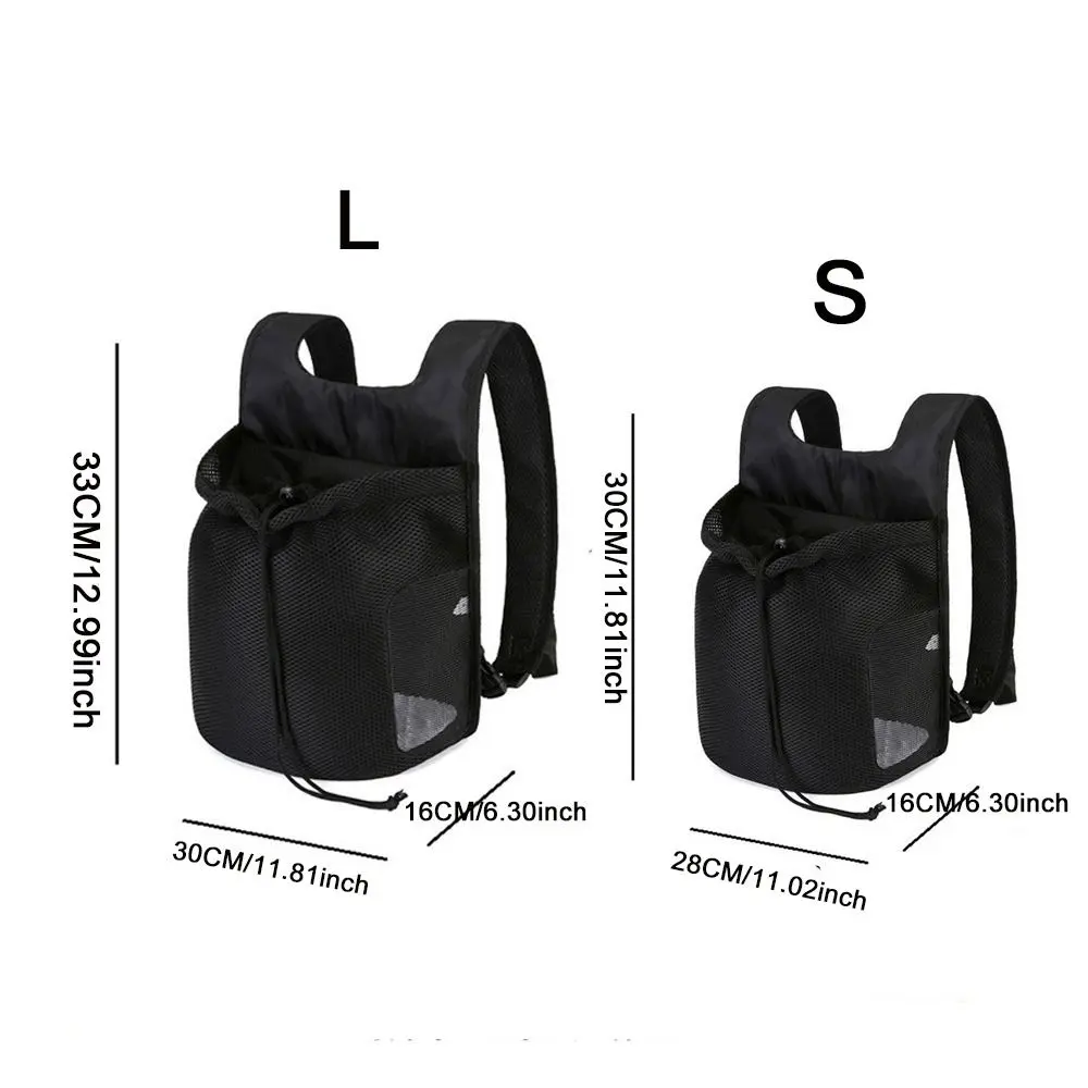 Portable Breathable Pet Chest Shoulder Bag Adjustable Double Shoulder Dog Walking Bag Foldable Pet Travel Bag Travel