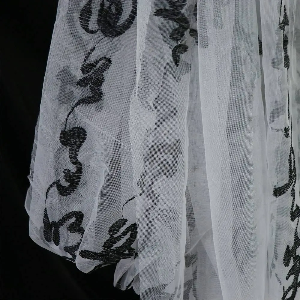 Traditional Chinese Calligraphy Curtain Vintage Written Poetry Antique Style Photography Backdrop Sun Protection