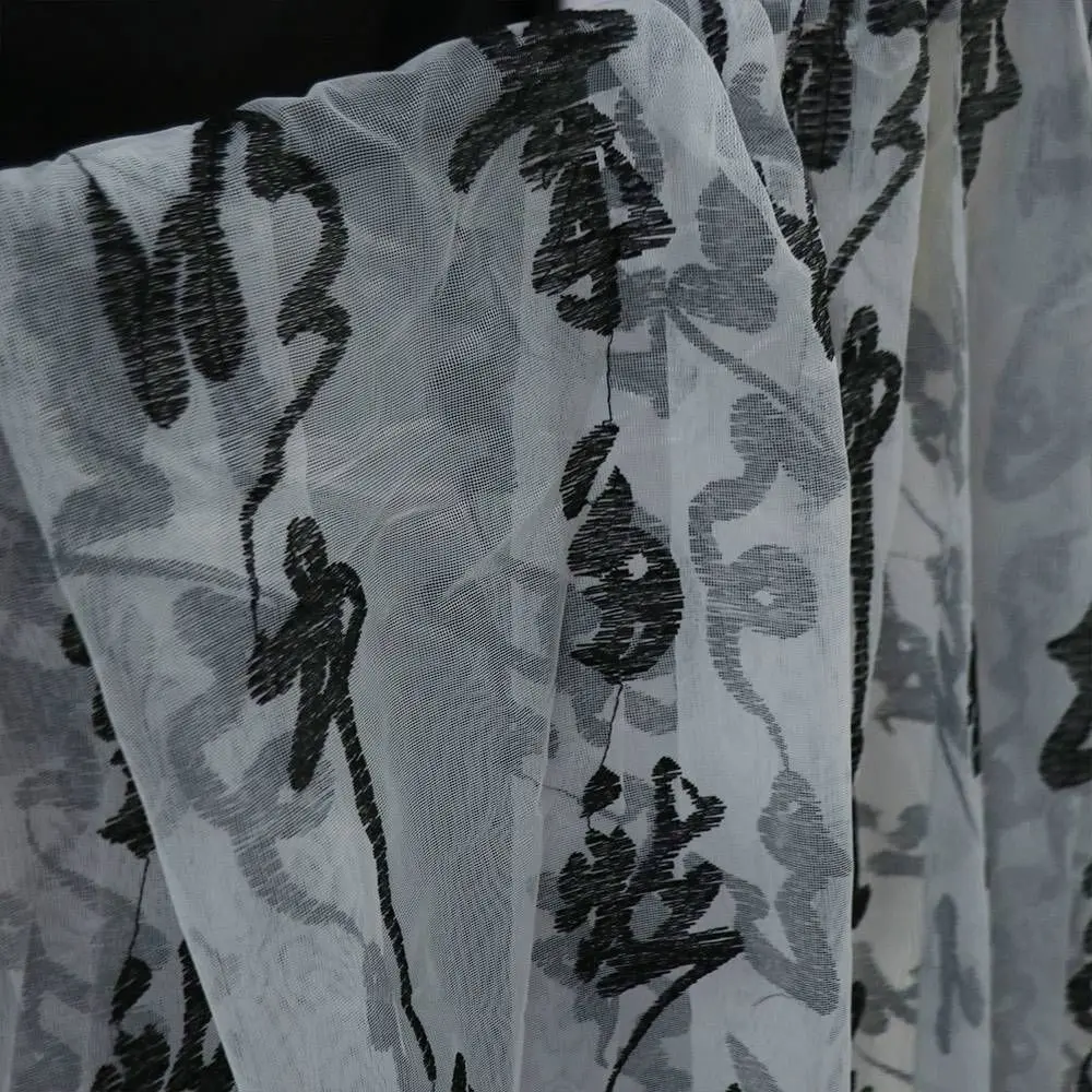 Traditional Chinese Calligraphy Curtain Vintage Written Poetry Antique Style Photography Backdrop Sun Protection