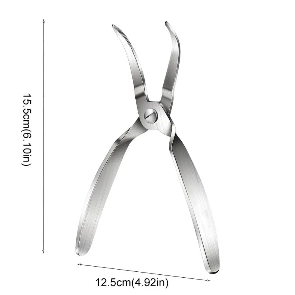 304 Stainless Steel Chicken Claw Deboning Forcep Professional Effortless Chicken Feet Boneless Pliers Handheld Curved Tip