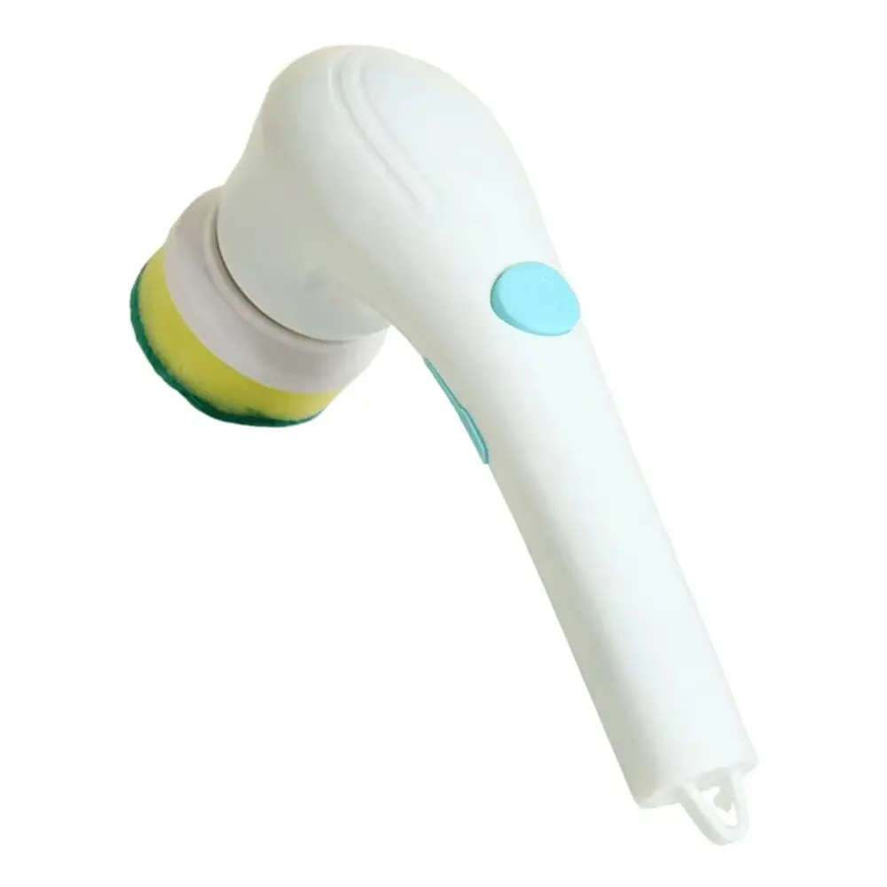 5Pcs Set 5 in 1 Electric Cleaning Brush Handheld with 5 Replaceable Heads Power Spin Scrubber 360 Degree Rotation