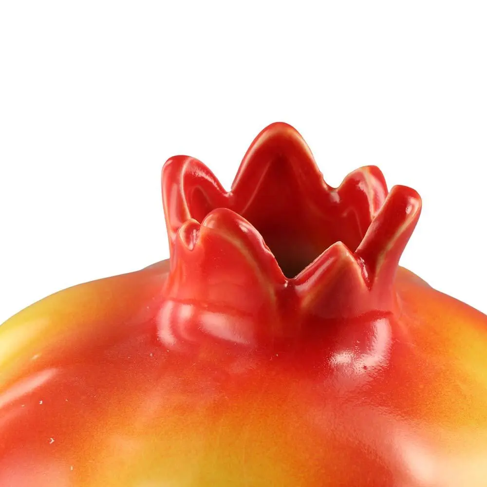 Creative Flowers Vase No Holes Pomegranate Shaped Hydroponics Plant Pot Durable Handmade Home Ornaments Art Craft