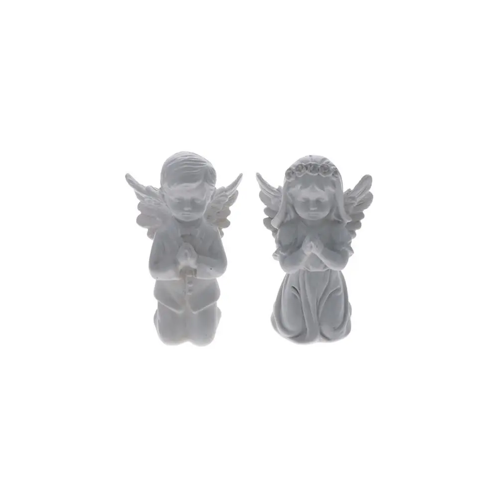 Home Decoration Peaceful Prayer Unique Pray Little Angel Garden Sculpture Resin Crafts Winged Angel Statue Desktop Ornaments